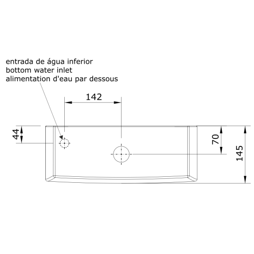 Cisterna Baja Con Mecanismo De Descarga Doble SANLIFE - UNISAN