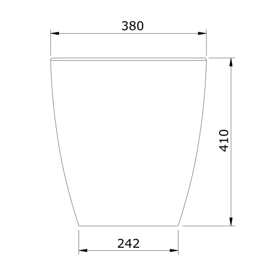 Bidé Blanco SANLIFE - UNISAN