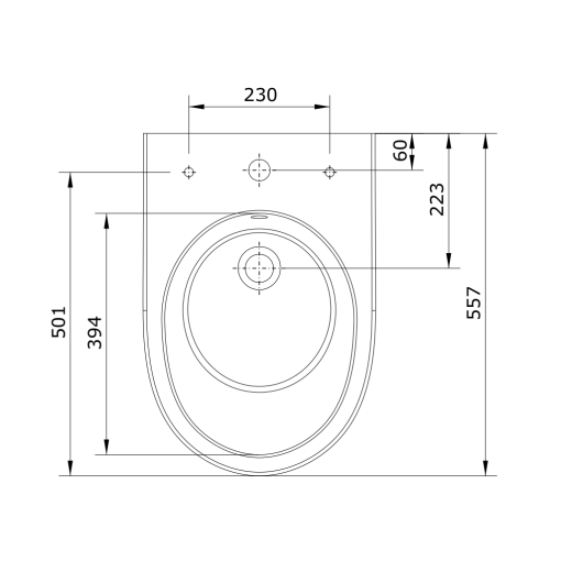 Bide Susp 56 C/Orific SANLIFE - UNISAN