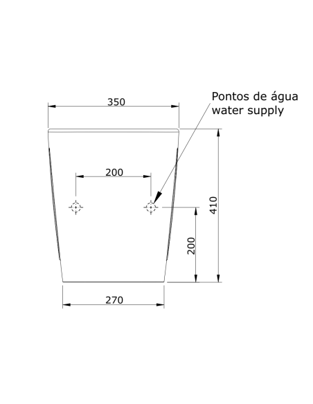 Bide Blanco ADVANCE - UNISAN