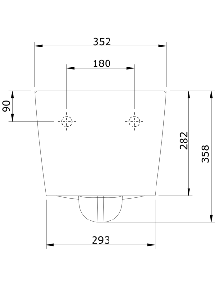 Inodoro Suspendido ADVANCE - UNISAN
