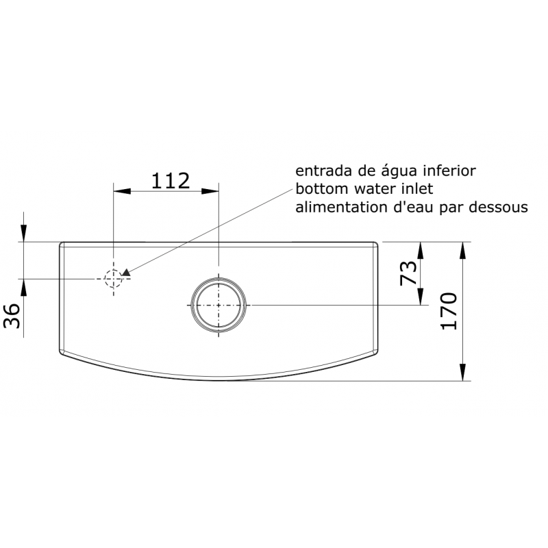 Recambio mecanismo descarga cisterna Urb.y 60 / Urb.y Plus
