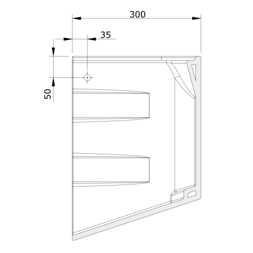 Semi Pedestal Blanco URB.Y - UNISAN