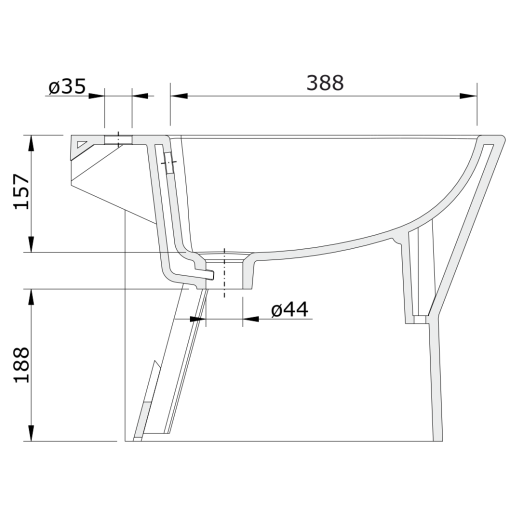 Bide C/O P/Asiento Bco URB.Y - UNISAN