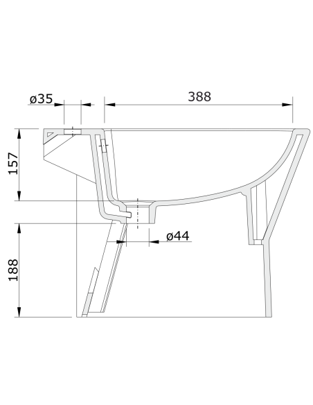 Bide C/O P/Asiento Bco URB.Y - UNISAN
