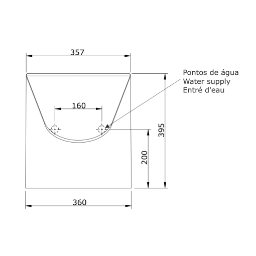 Bidé A Pared URB.Y  UNISAN