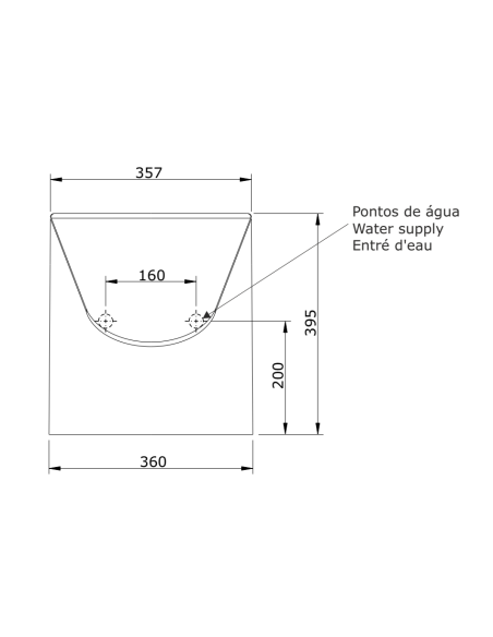 Bidé A Pared URB.Y  UNISAN