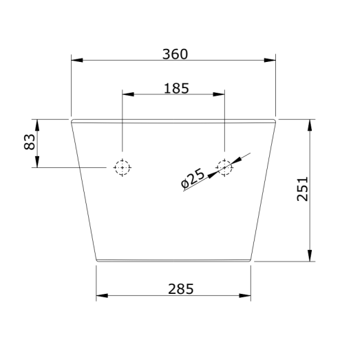 Bide Susp. Blanco URB.Y - UNISAN