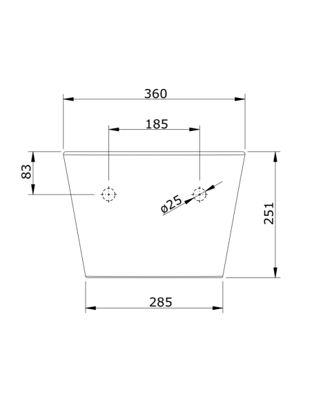 Bide Suspendido 48 URB.Y UNISAN