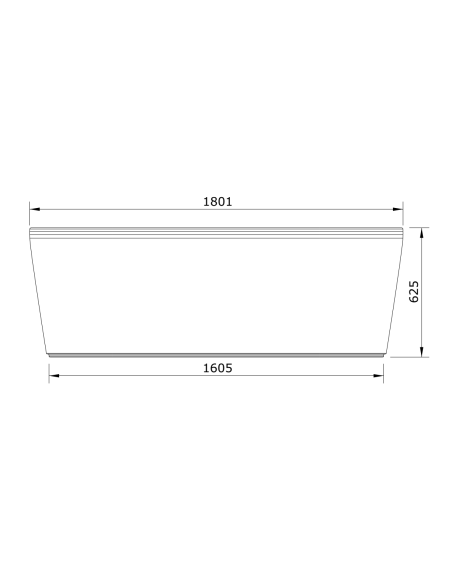 Bañera 180X80 URB.Y PLUS - UNISAN