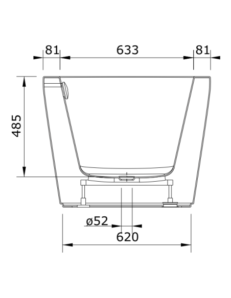 Bañera 180X80 URB.Y PLUS - UNISAN