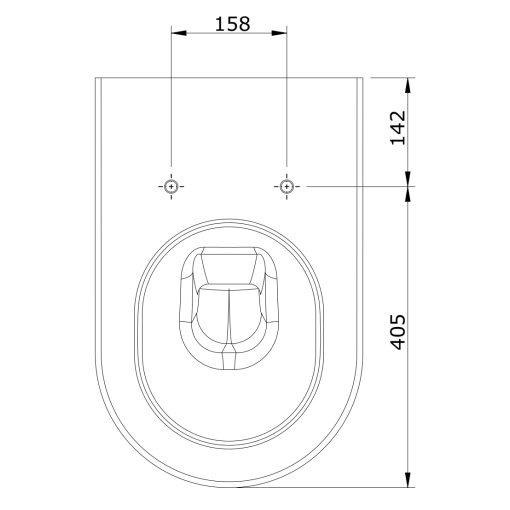 Inodoro De Cisterna Alta URB.Y PLUS - UNISAN