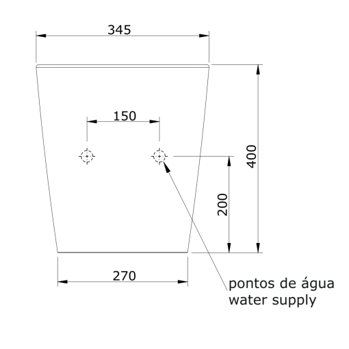 Bidé URB.Y PLUS - UNISAN