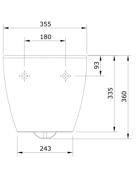 Inodoro Suspendido Rimflus SANIBOLD - UNISAN