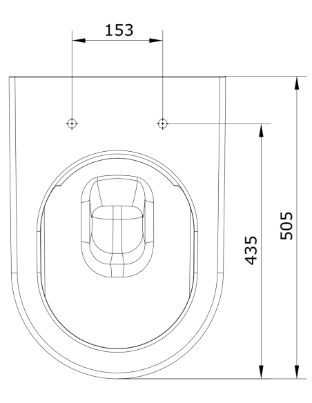 Inodoro Suspendido Rimflus SANIBOLD - UNISAN