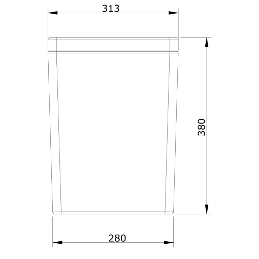 Cister Baja Con Mecanismo EASY - UNISAN