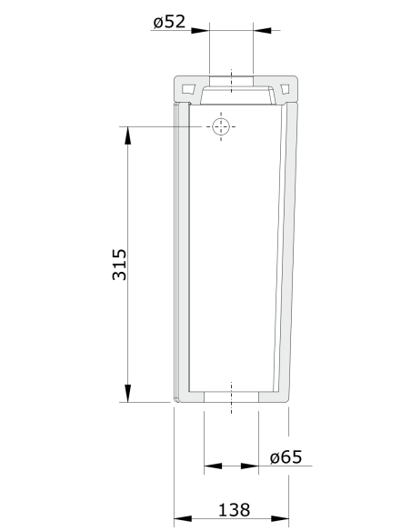 Cister Baja Con Mecanismo EASY - UNISAN