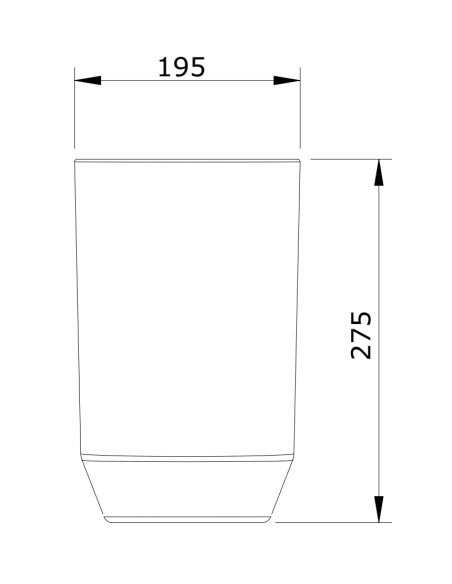 Semi Pedestal Blanco EASY - UNISAN