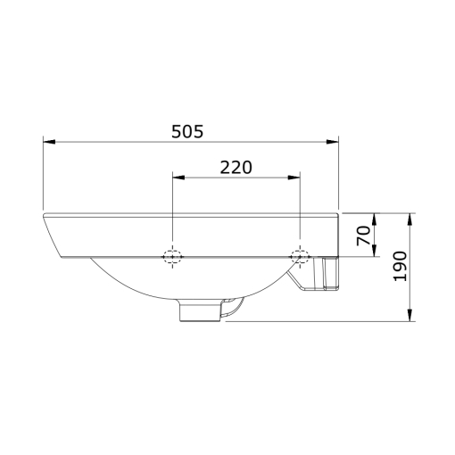 Lavabo De Esquina EASY - UNISAN