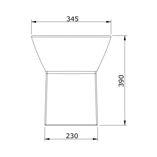 Bidé Compacto EASY - UNISAN
