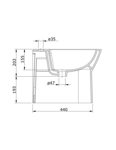 Bide A Pared Blanco EASY - UNISAN