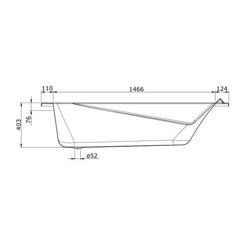 170X75 Bco Dcha Bco EASY - UNISAN