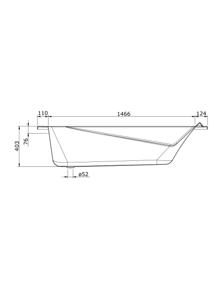 170X75 Bco Dcha Bco EASY - UNISAN