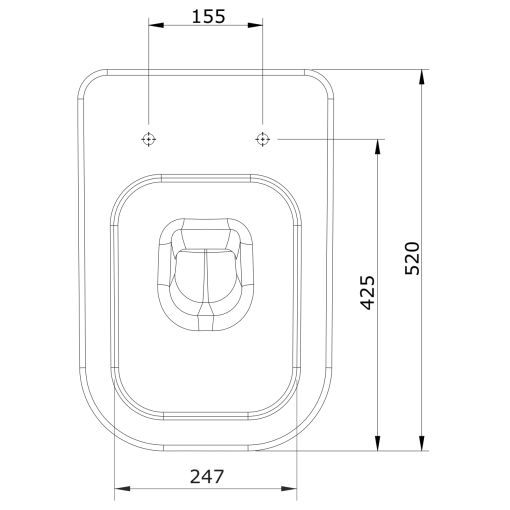 Inodoro Cisterna Alta LOOK - UNISAN