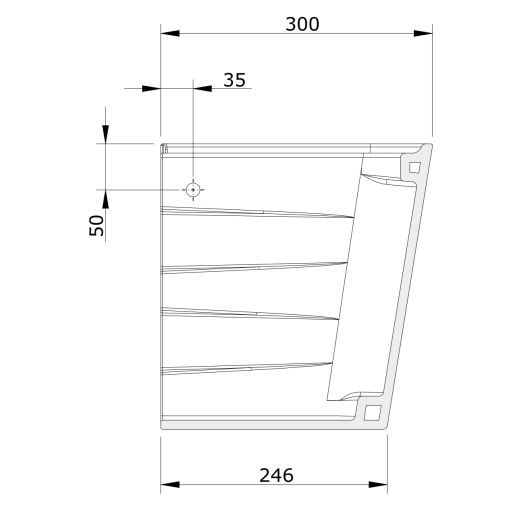 Semipedestal LOOK - UNISAN