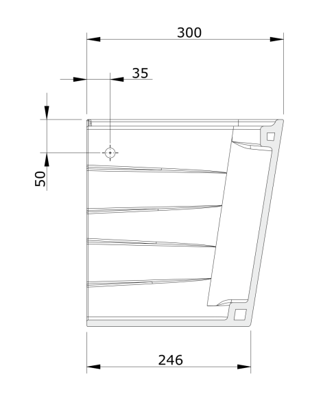 Semipedestal LOOK - UNISAN