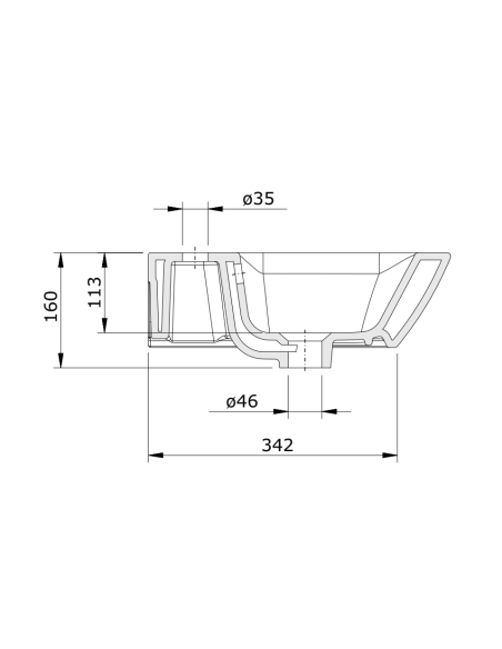Lavabo De 46 Blanco LOOK - UNISAN