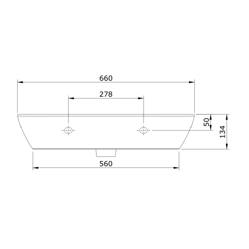 Lavabo 66 LOOK - UNISAN