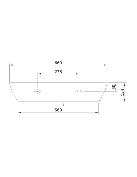 Lavabo De 66 Blanco LOOK - UNISAN