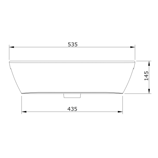 Lavabo Semiempotrar LOOK - UNISAN