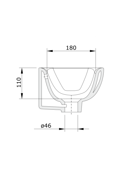 Lavamanos 50 Orif Lat Bc LOOK - UNISAN