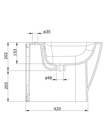 Bide Monoblock C/Fij LOOK - UNISAN