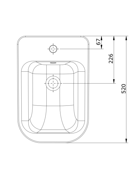 Bide Monoblock C/Fij LOOK - UNISAN