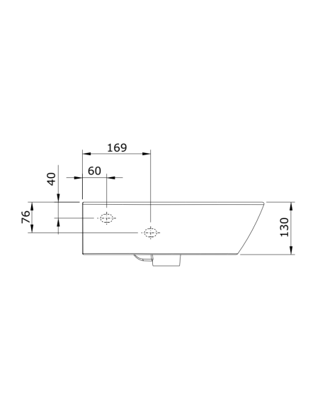 Lavabo De Esquina  LOOK - UNISAN