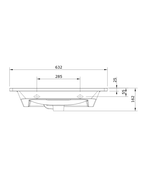 Lavabo Encastre 63 LOOK - UNISAN