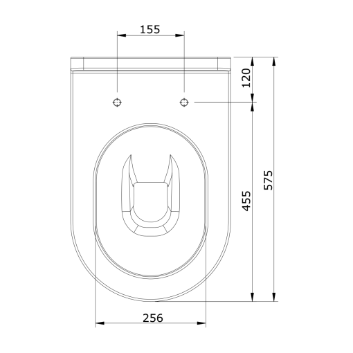 Inodoro C/A Dual Bco VINTAGE - UNISAN