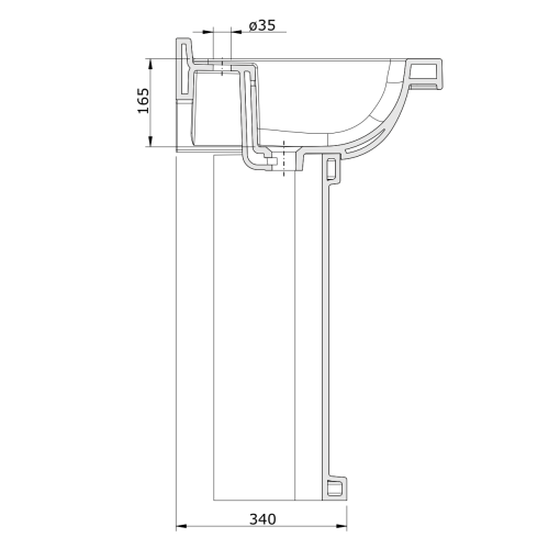 Pedestal Blanco VINTAGE - UNISAN