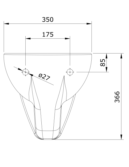 Inodoro Suspendido 48 CETUS SUSPENDIDO UNISAN