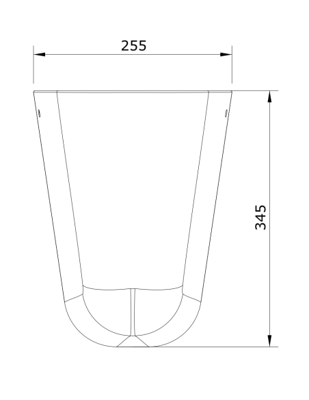 Semipedestal CETUS SUSPENDIDO - UNISAN