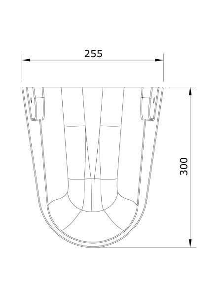 Semipedestal CETUS SUSPENDIDO - UNISAN