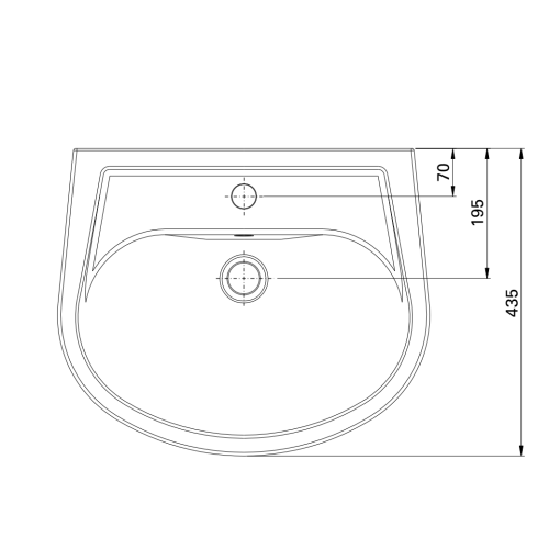 Lavabo CETUS SUSPENDIDO - UNISAN