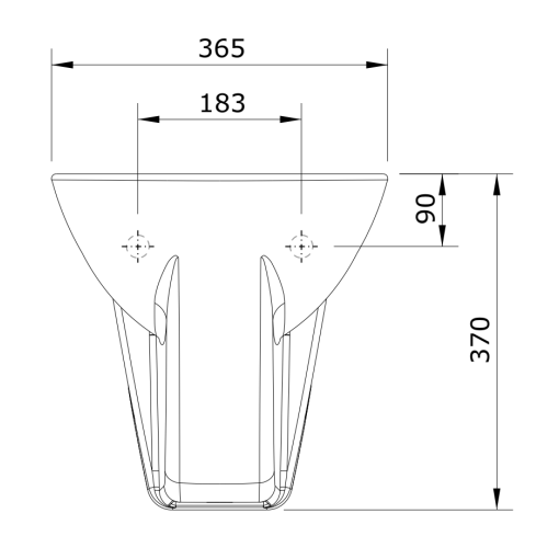Bide Suspendido Blanco CETUS SUSPENDIDO - UNISAN