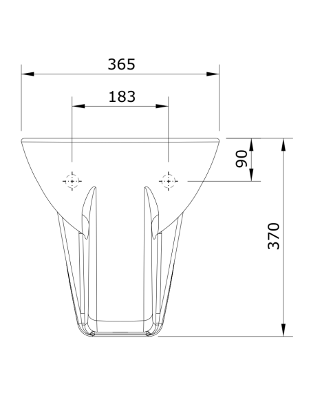 Bide Suspendido Blanco CETUS SUSPENDIDO - UNISAN
