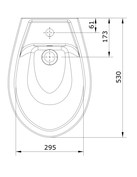 Bide Suspendido Blanco CETUS SUSPENDIDO - UNISAN
