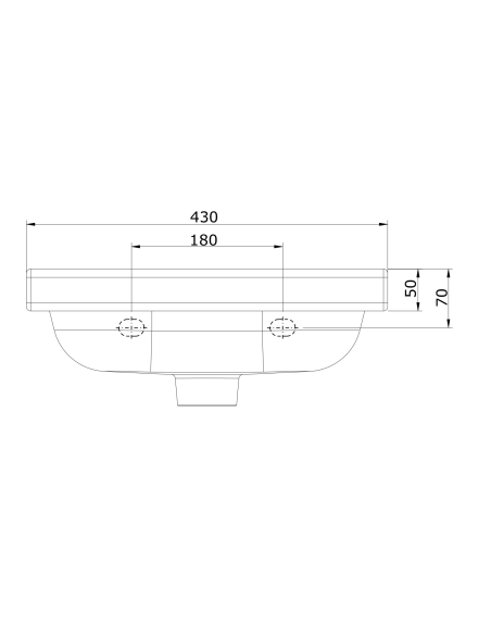 Lavabo Con Orificio Para Accesorios WCKIDS - UNISAN