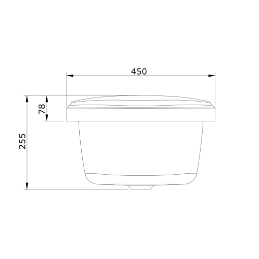 Il Babybath 80X45 WCKIDS - UNISAN
